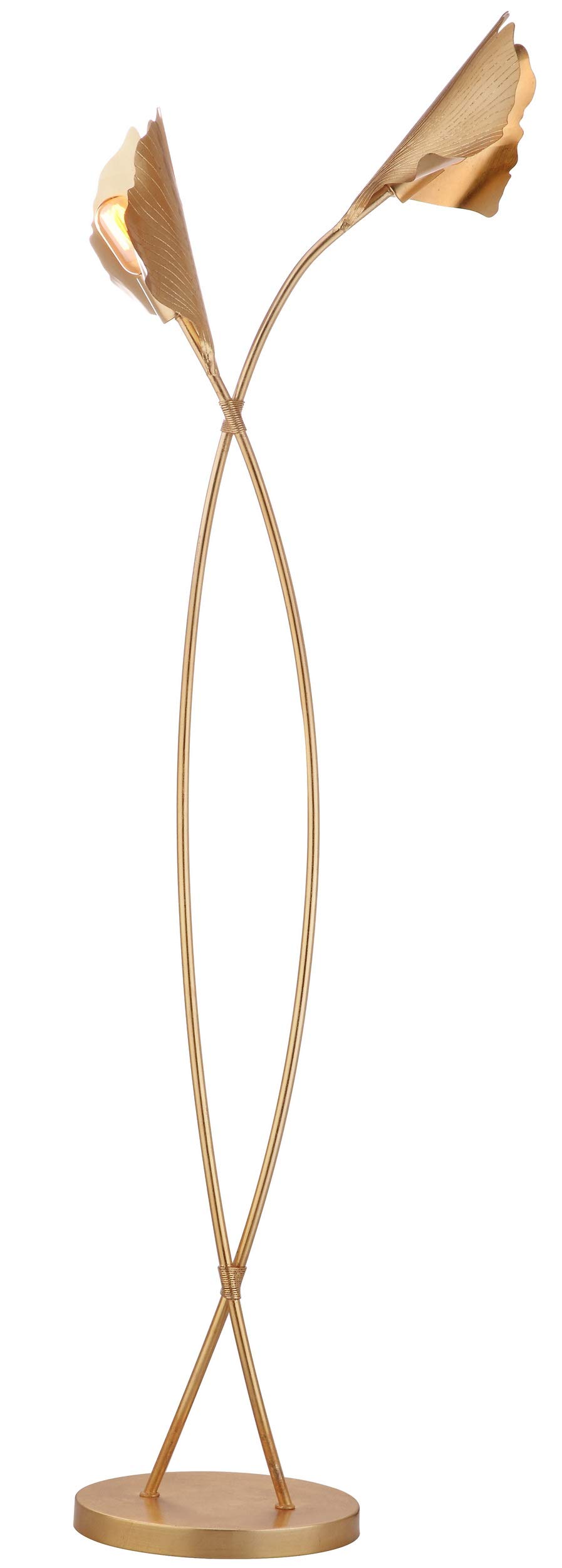 SAFAVIEH Moderne Lampe sur pied Métal, Fuchsia et ivoire, 30 X 45 X 150