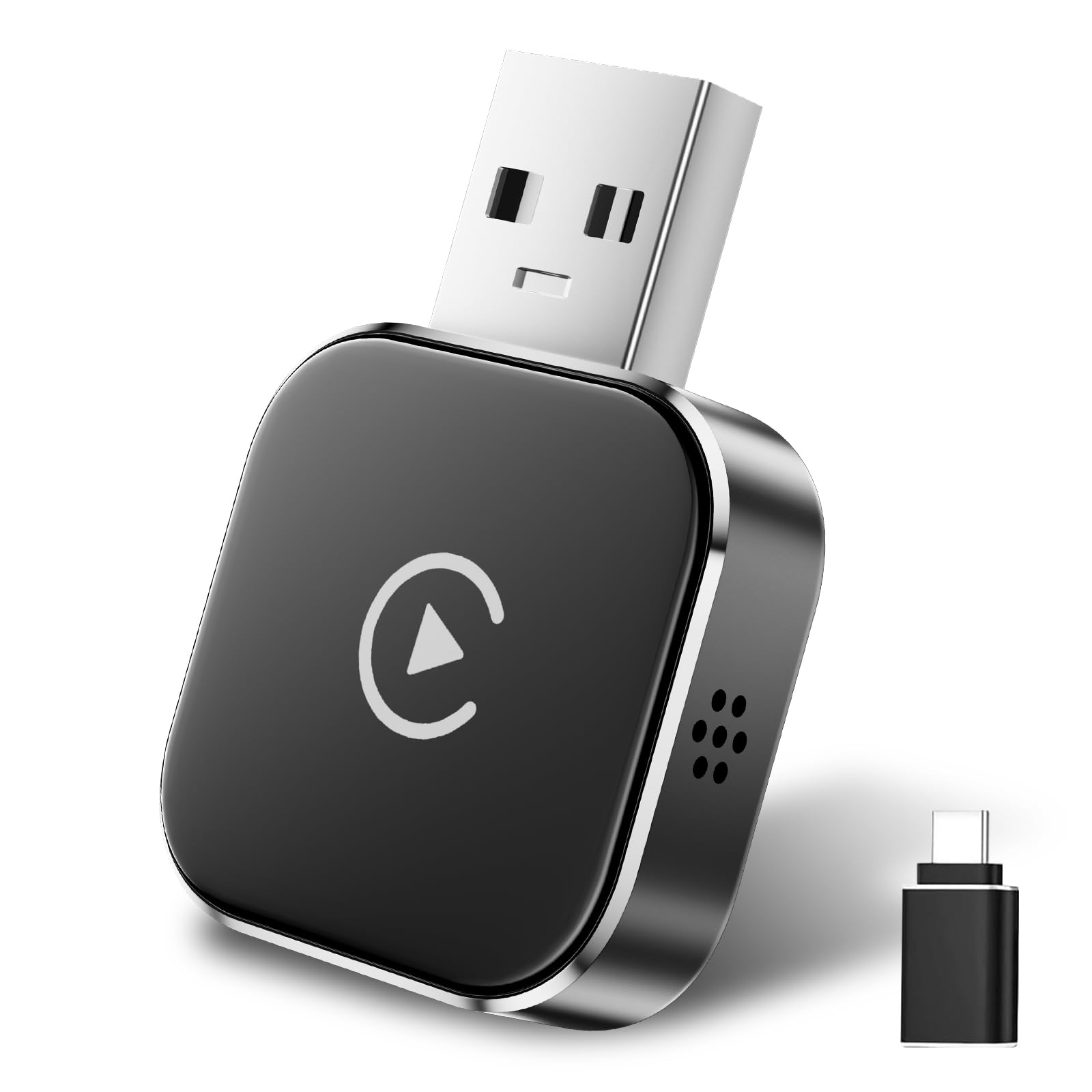 2026 Wireless Carplay & Android Auto Adapter 2-in-1, 2.4+5.0 GHz WiFi Android Auto Adapter, Plug and Play, 5.0 Bluetooth Stabile Verbindung, USB C/A, Kompatibel mit Phone iOS 10+ und Android 11+