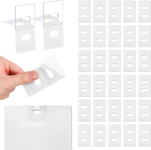 30 juegos (60 piezas) pestañas de reparación de persianas verticales transparentes, kit de reparación de persianas verticales, listones de repuesto