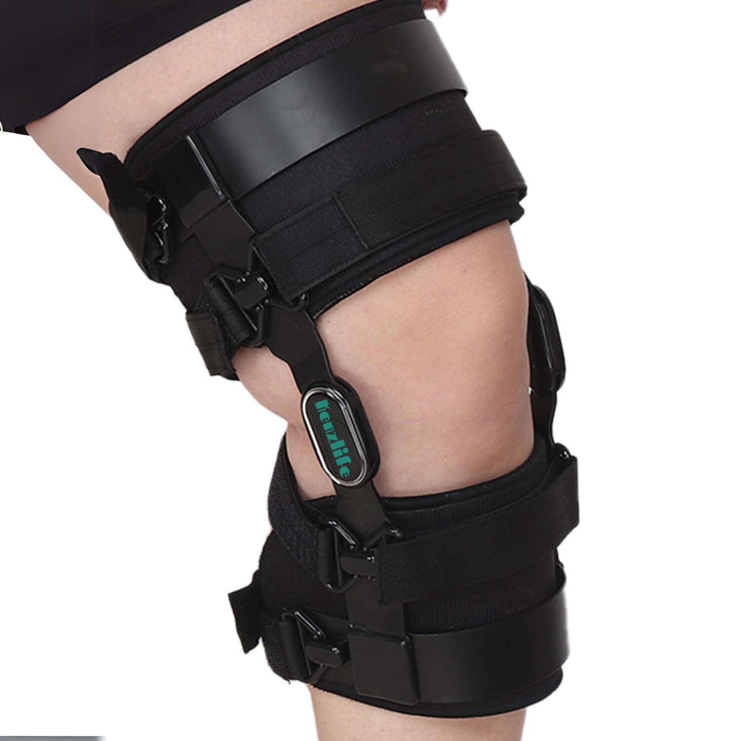 Kenzlife Unloader OA Knee Brace, osteoarthritis Knee Support, Metal hinged Knee Brace for knee pain (Black) (Right leg, XXL) (B0CYQ9Y93W) Amazon Price History, Amazon Price Tracker