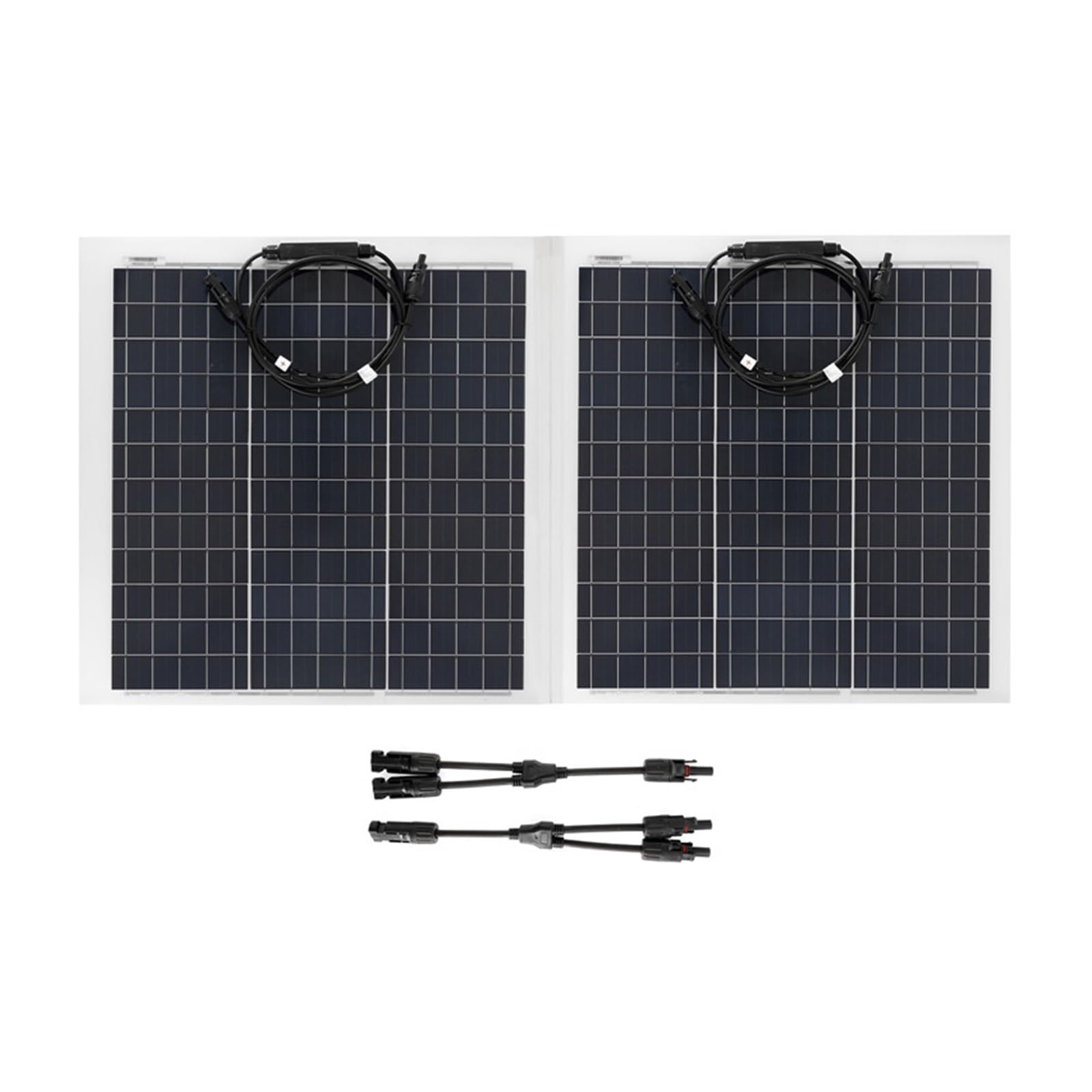 Panel Solar 300W Célula monocristalina Flexible RV 12V Kit de Panel Solar con Controlador Completo for automóvil/Barco/batería/Camping Seguro Eficiente(1pc-300W 30A Kit)