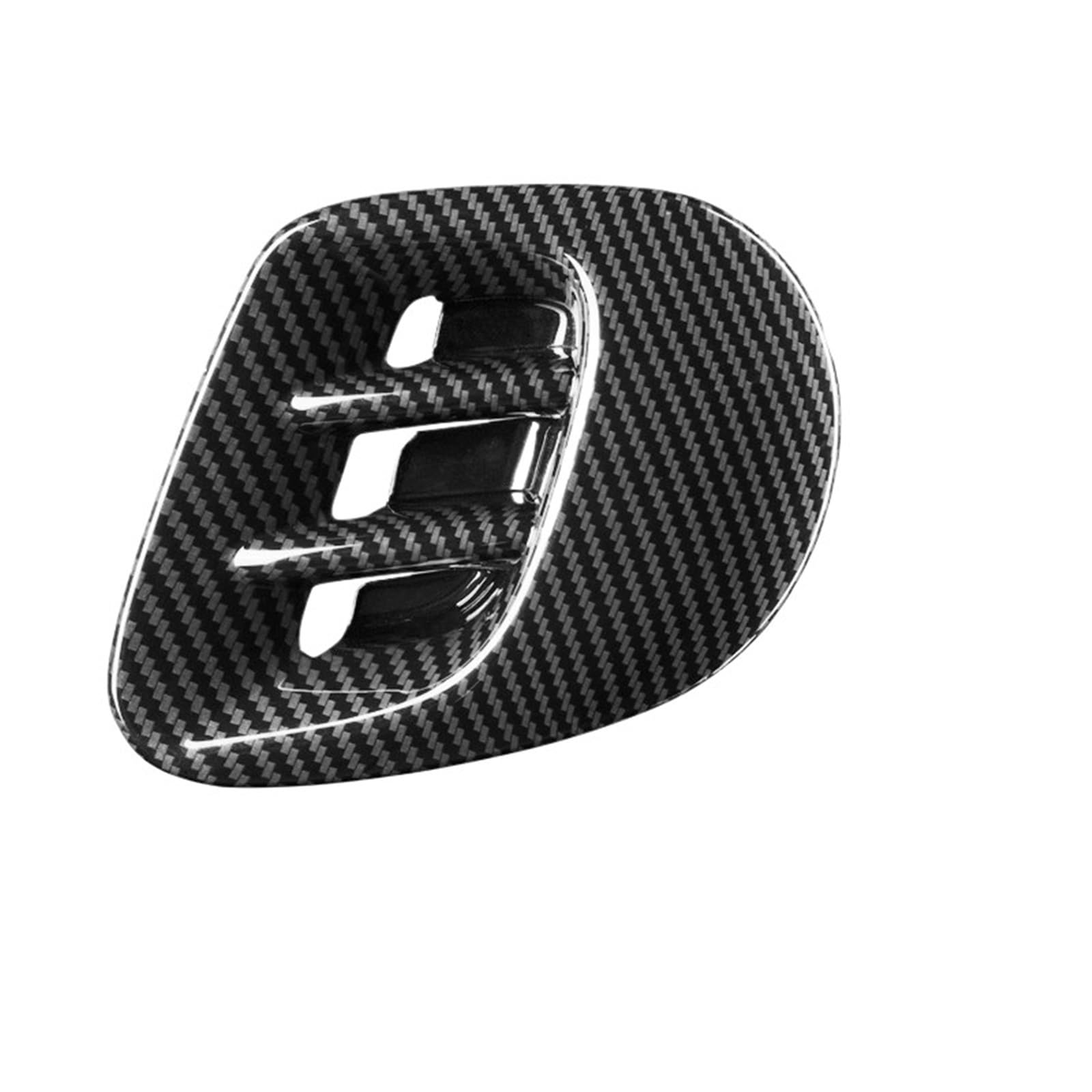 Naklejki dekoracyjne na boczne drzwi Pasuje do Smart 453 Fortwo Tylna rama wylotu powietrza samochodu Naklejki na karoserię Osłona ochronna bocznego skrzydła(Carbon fiber pattern)