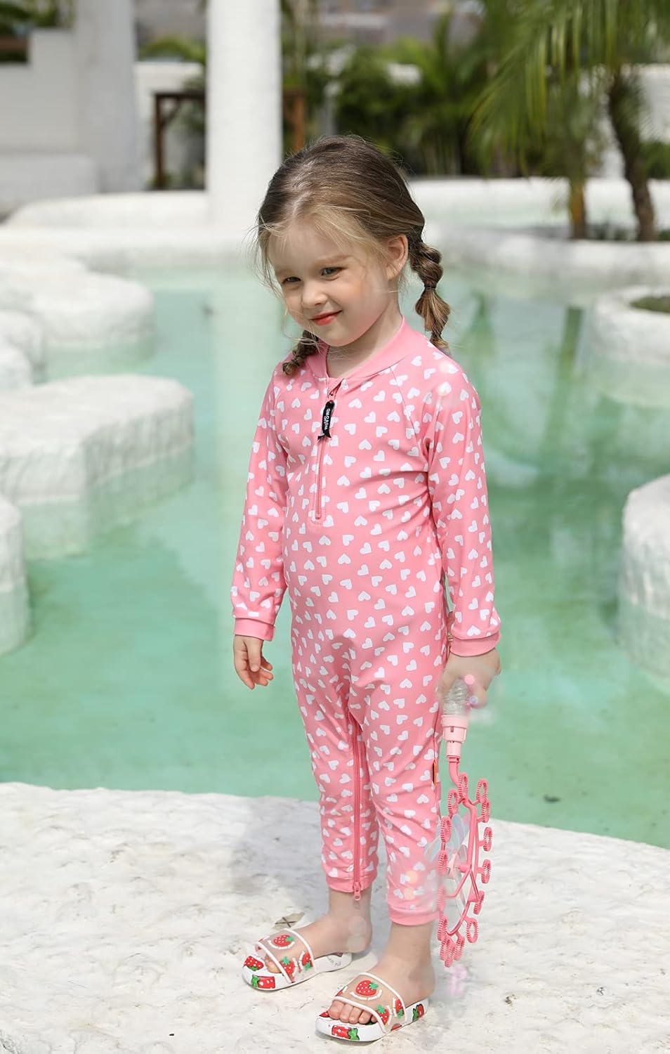 weVSwe Baby Toddler Rash Guard Swimsuit Diaper Change Zipper Bathing Suit: Clothing, Shoes & Jewelry