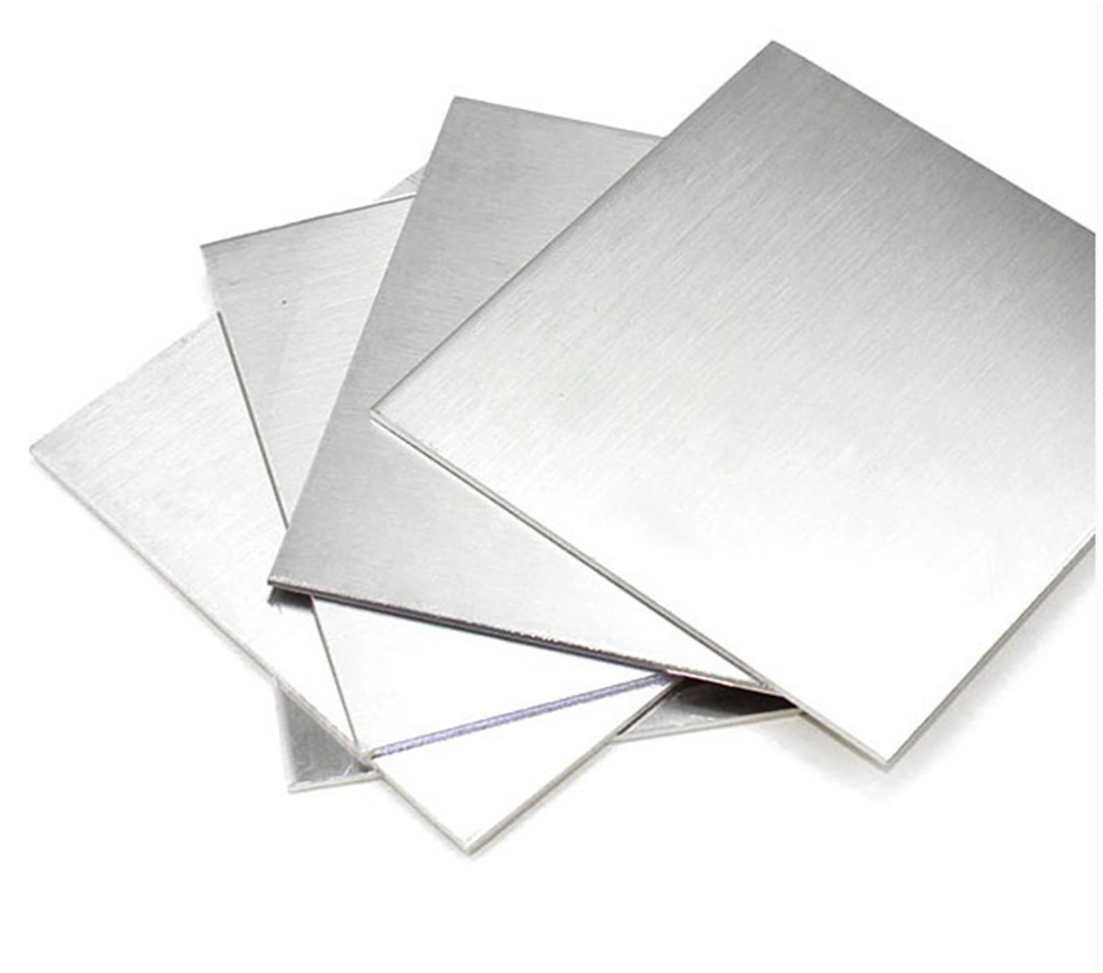Lamiera in acciaio inossidabile 304 lucidata 0,05 mm - 3 mm x 200 mm x 200 mm Resistenza(0.9x200x200mm)