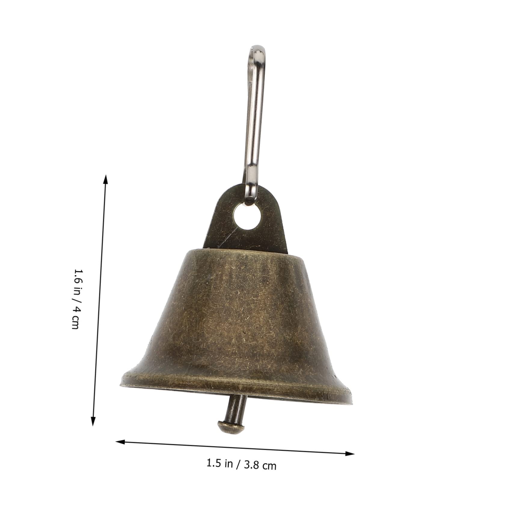75 Pezzi Campana Di Corno Di Bronzo Campane Appese Di Natale Campane Rustiche Per L'Artigianato Ornamenti Di Di Natale Piccole Di Bronzo Appese Ciondolo Appeso