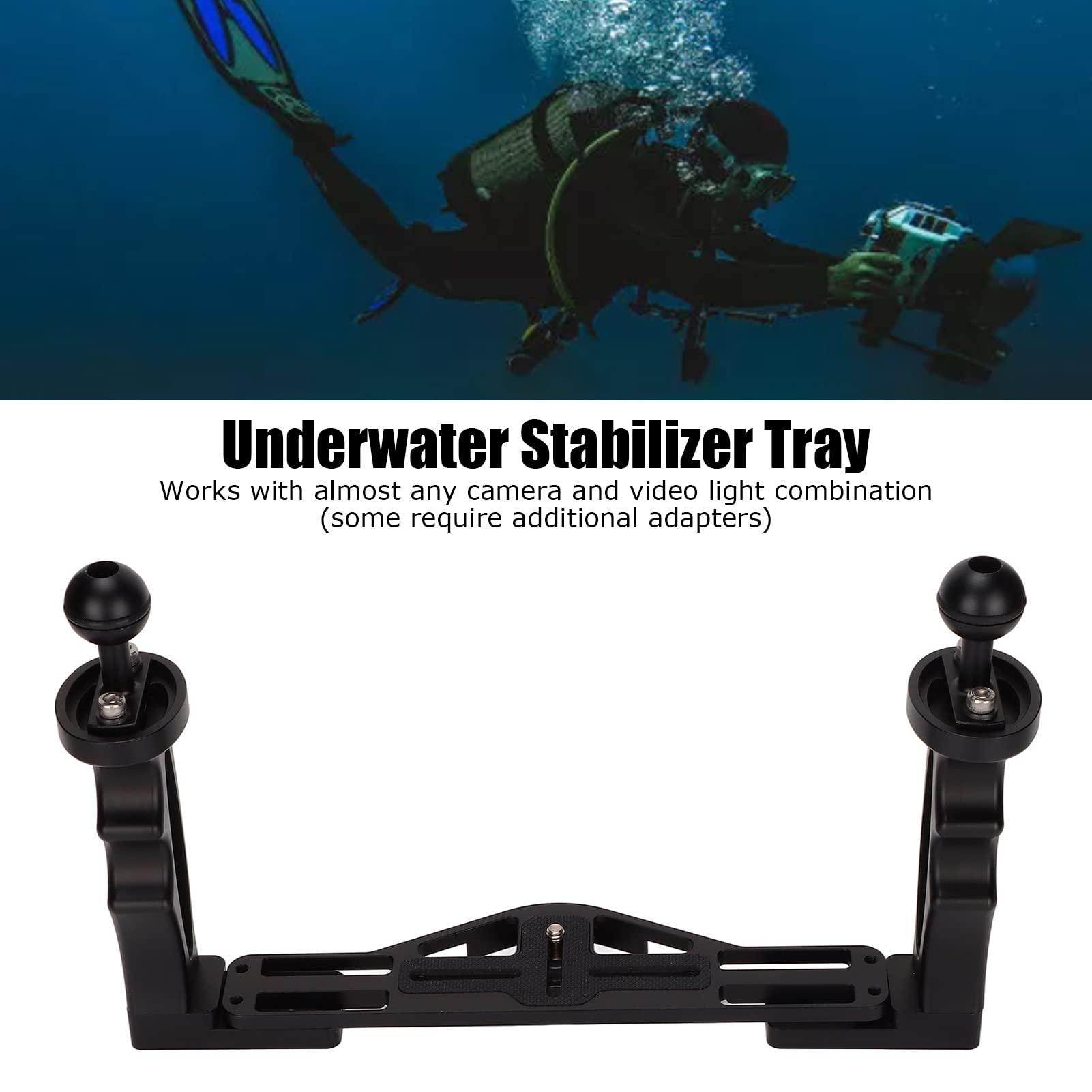 Cocoarm Unterwasser-Stabilisatorhalterung, Aluminiumlegierung,