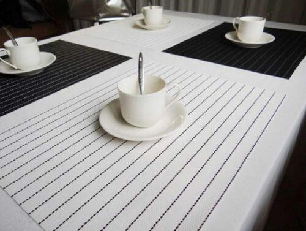 Einfache Isolierschüssel-Tischsets for Küche und Esszimmer, Western-Tischset, gemischte Farben,Hitzebeständige Tischsets