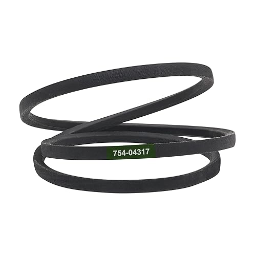 Honoyam 754-04317 Correa de transmisión de cortacésped de 12" x 67" Reemplazo para Cub Cadet MTD Troy Bilt 754-04317 954-04317 954-04317A 754-0498
