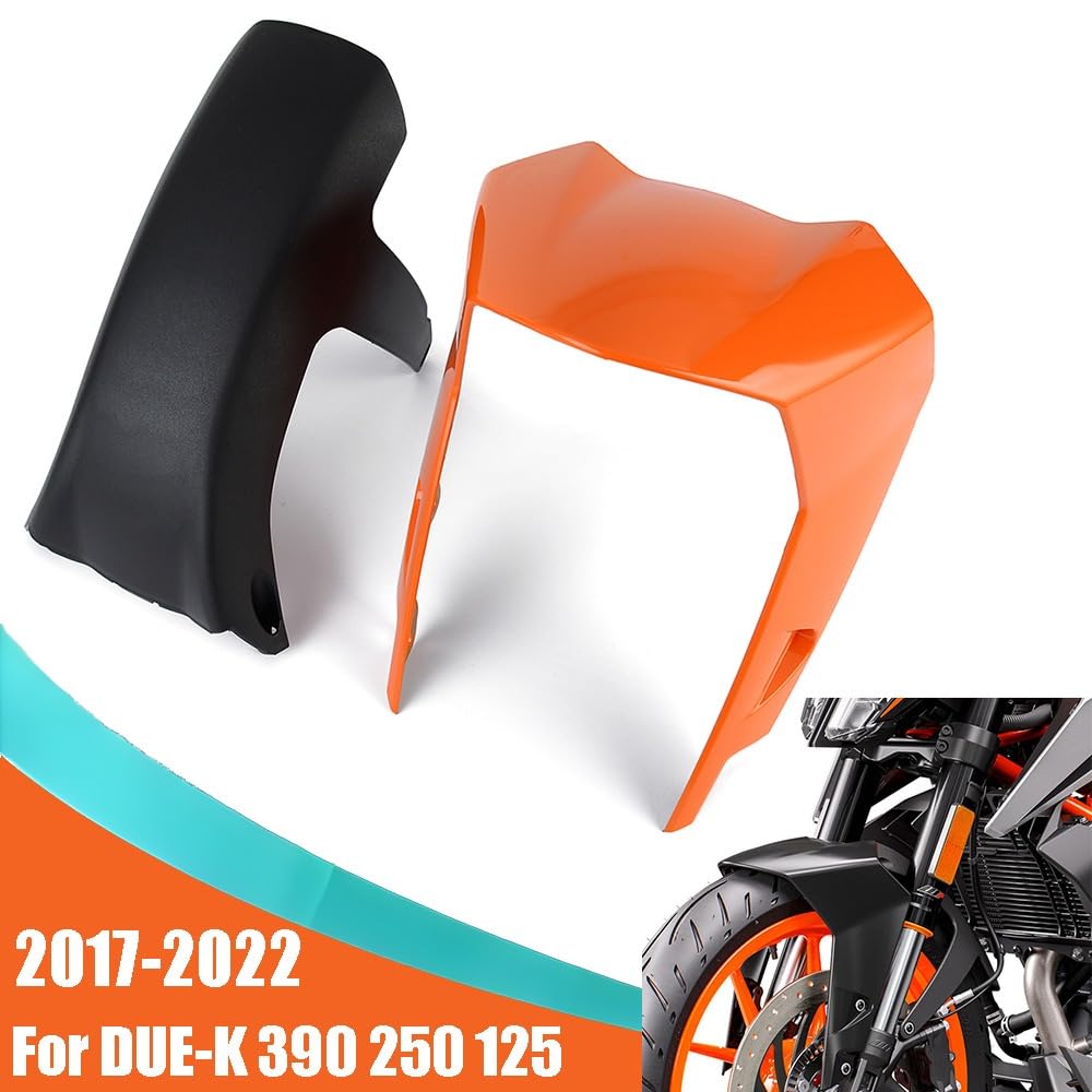 Koło przedłużenie błotnika Przednie koło Hugger błotnik błoto Splash Fairing straż pasuje do K/TM Duke 125 250 390 Duke390 2017 2018 2019 2020 2021 2022 Błotnik zmodyfikowana(Black)