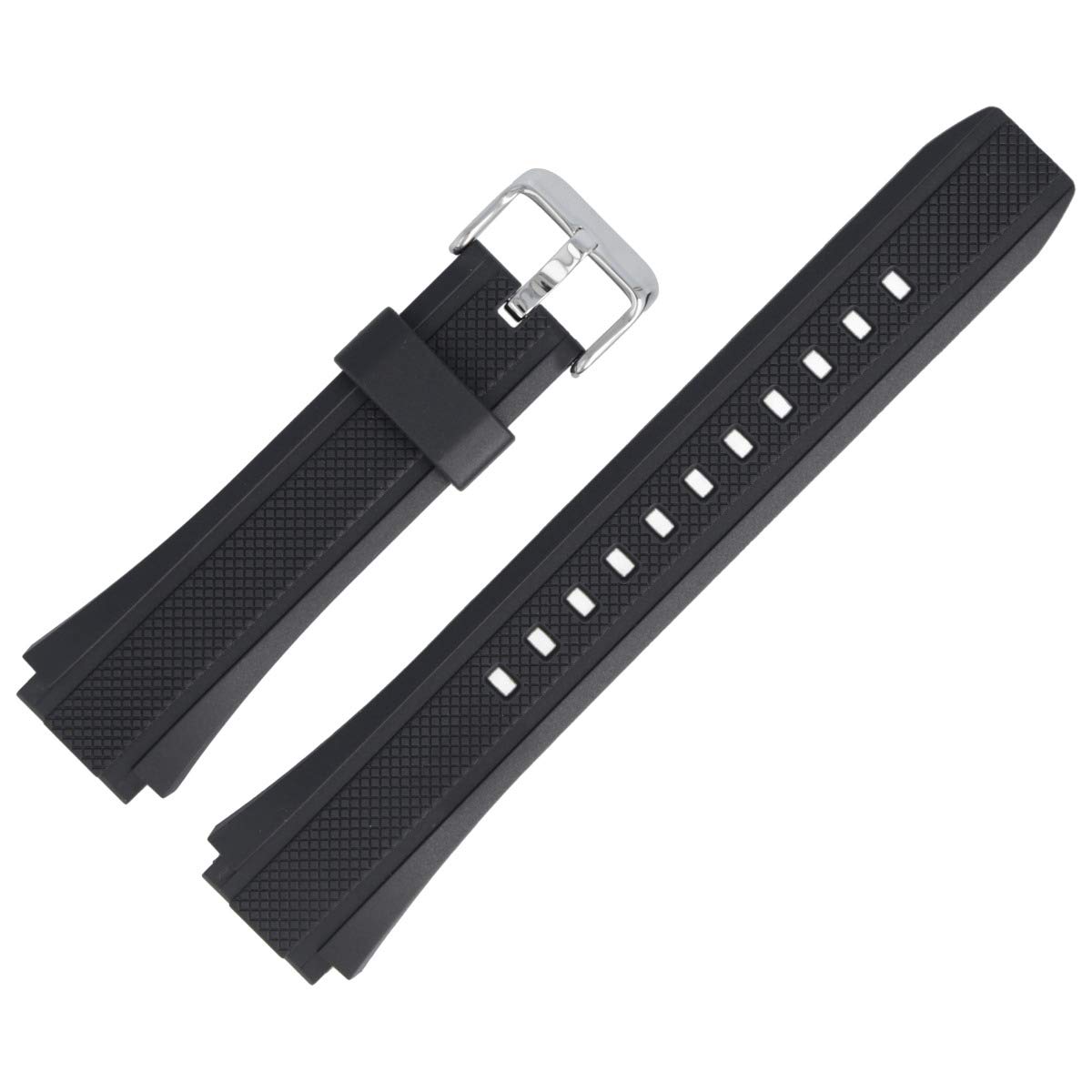 Casio Correa de Reloj Pulsera 20mm Plastico Negro - EF-552