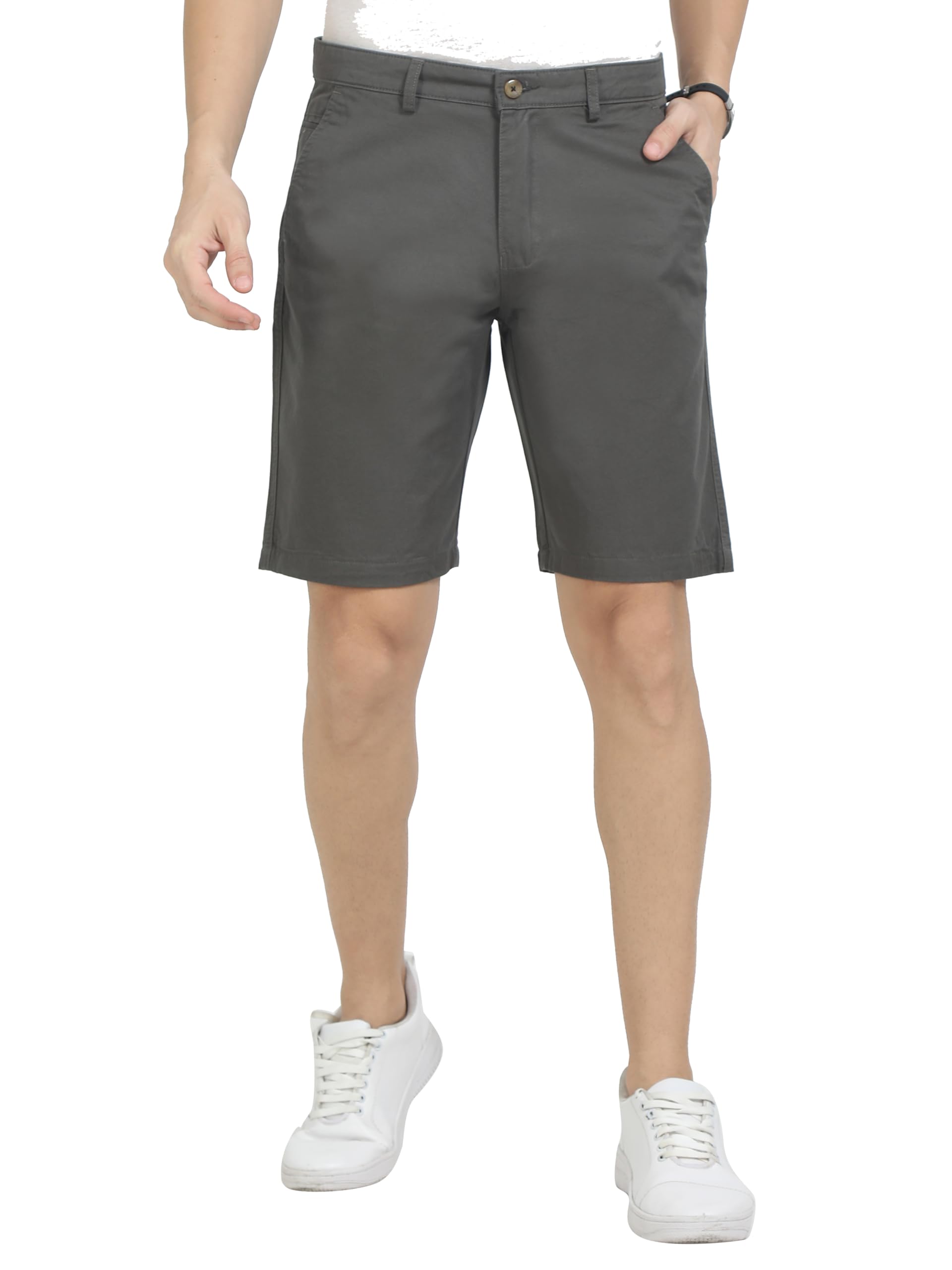 axial Men's Cotton Chino Shorts | Half Pants | Nikker | Stretchable Lounge Wear (Casual | Summer | Bermuda)-picture-49