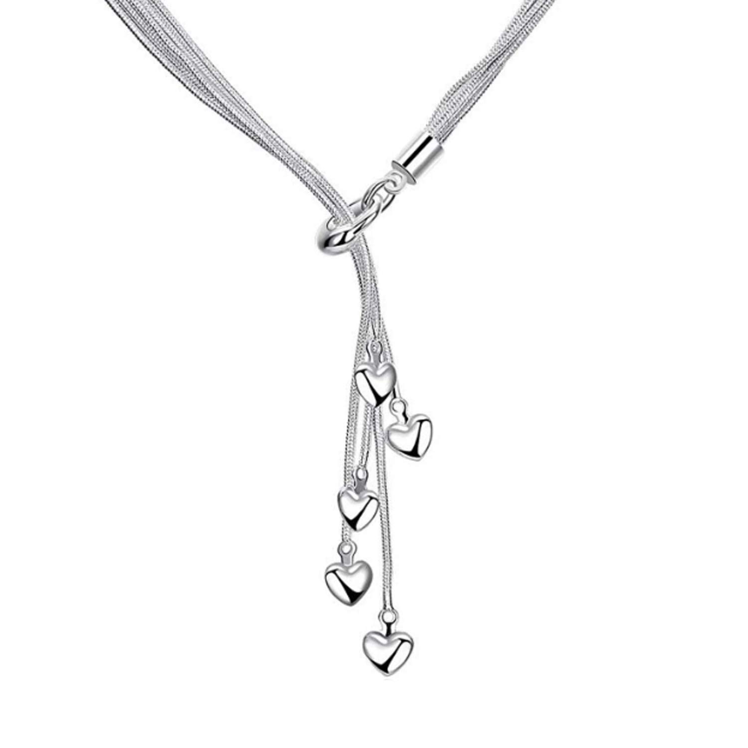 See full amazon price history chart for Yellow Chimes Choker Necklace for Women Silver Plated Hanging Heart Charms Layered Chain Necklace for Women and Girls Yellow Chimes Choker Necklace for Women Silver Plated Hanging Heart Charms Layered Chain Necklace for Women and Girls (B08GWKY6KW) Amazon Price History, Amazon Price Tracker