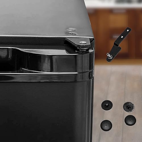 Miniatura 4 de SMETA Refrigerador semi camión de 2.1 pies cúbicos, mini refrigerador con cerradura para RV, absorción de 110 V12 V, compacto, portátil, enfriador