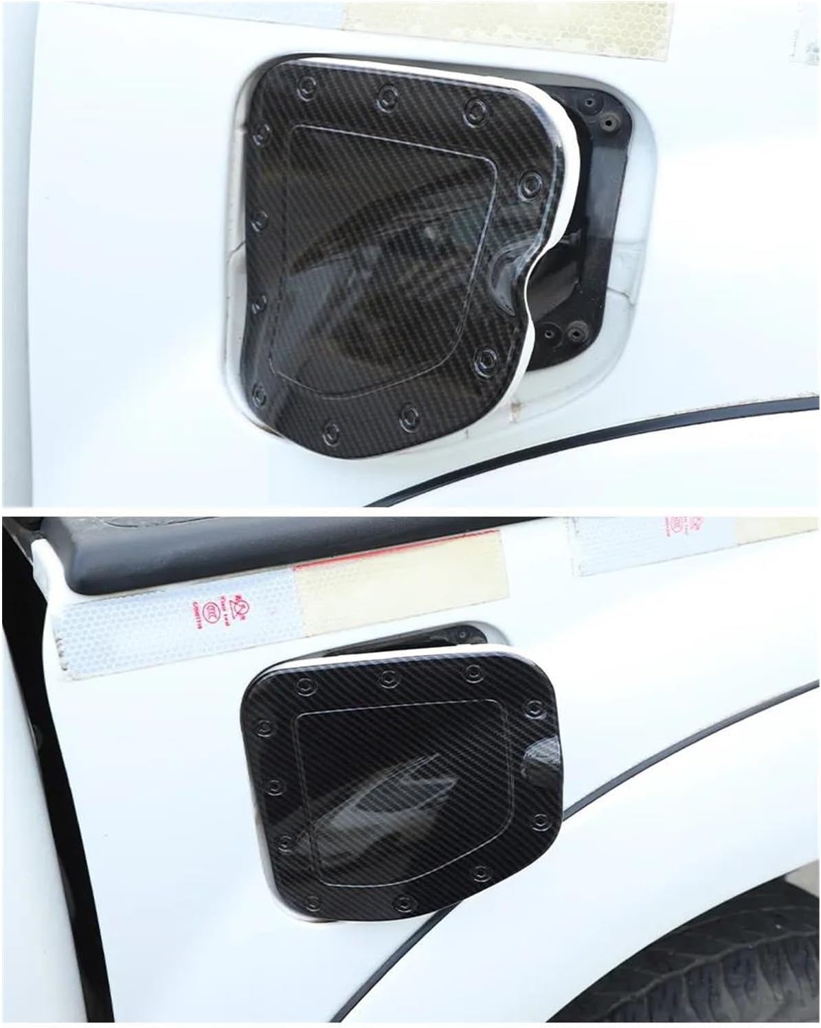 Gas Oil Tank Cap for Tacoma 2011-2022 ABS Car Tank Cover Gas Fuel Tank Cap Cover Trim Sticker Accessories
