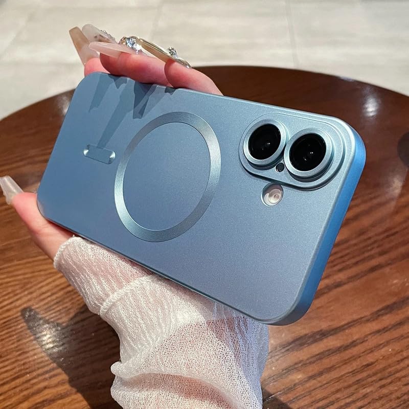 LuxuryKase Silicone Premium Compatible Case For iPhone 16 | Shockproof Case & Anti-Scratch | Wireless Charging Compatible | Enhanced Grip | Camera Guard – Sierra Blue LuxuryKase Silicone Premium Compatible Case For iPhone 16 | Shockproof Case & Anti-Scratch | Wireless Charging Compatible | Enhanced Grip | Camera Guard – Sierra Blue