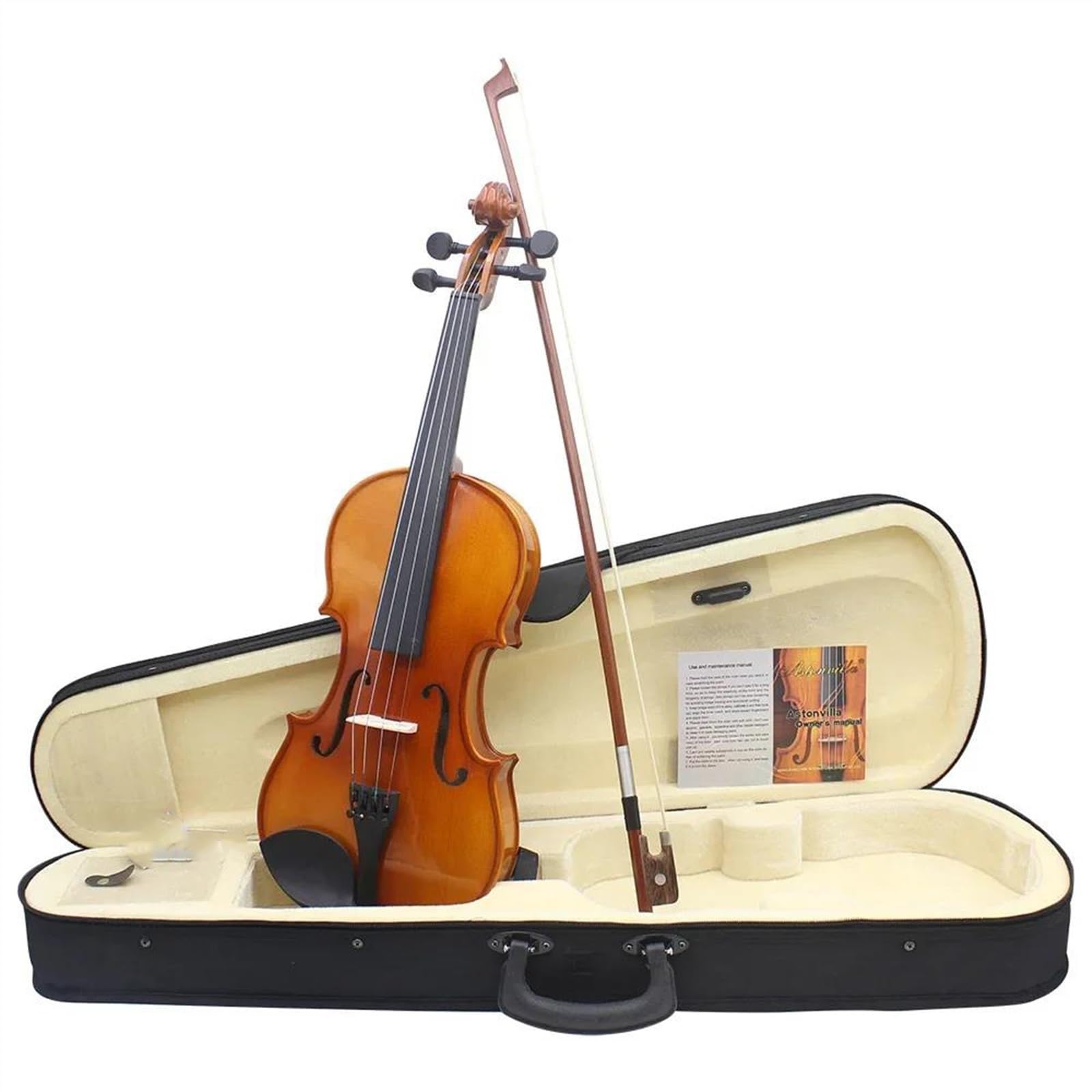 Violine 4/4 Akustik-Geigeninstrument Mit Koffer(1-2)