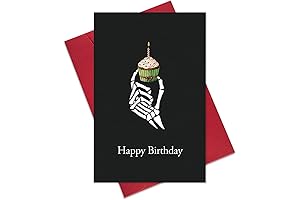 Gothic Halloween Birthday Card for Spooky Lovers