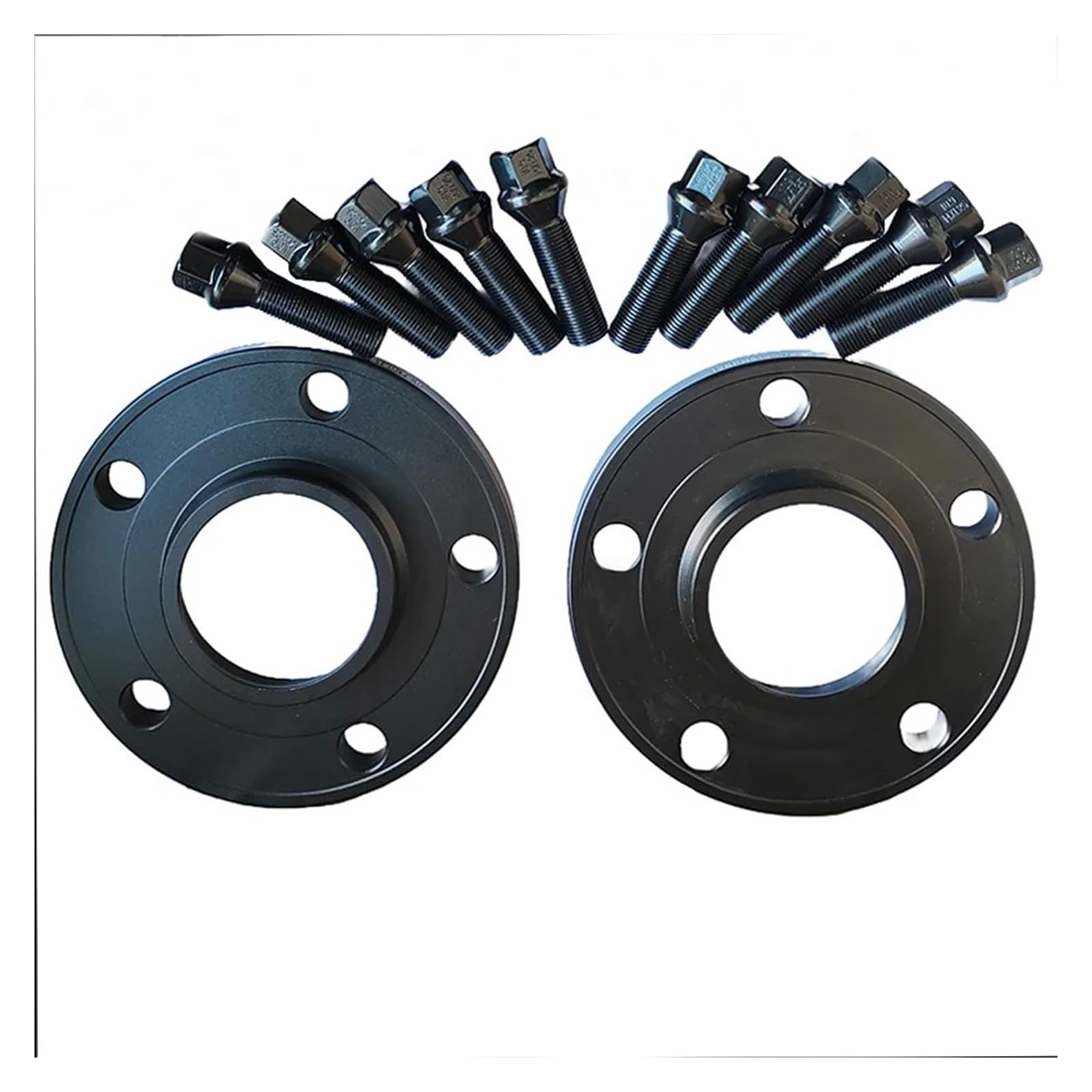 Distanziatori per ruote 2 pezzi 10 mm/15 mm/20 mm 5 x 112 66,6 distanziali per ruote per BMW per G26 2023 | 10 pezzi 14 x 1,25 bulloni conici(15mm silver)
