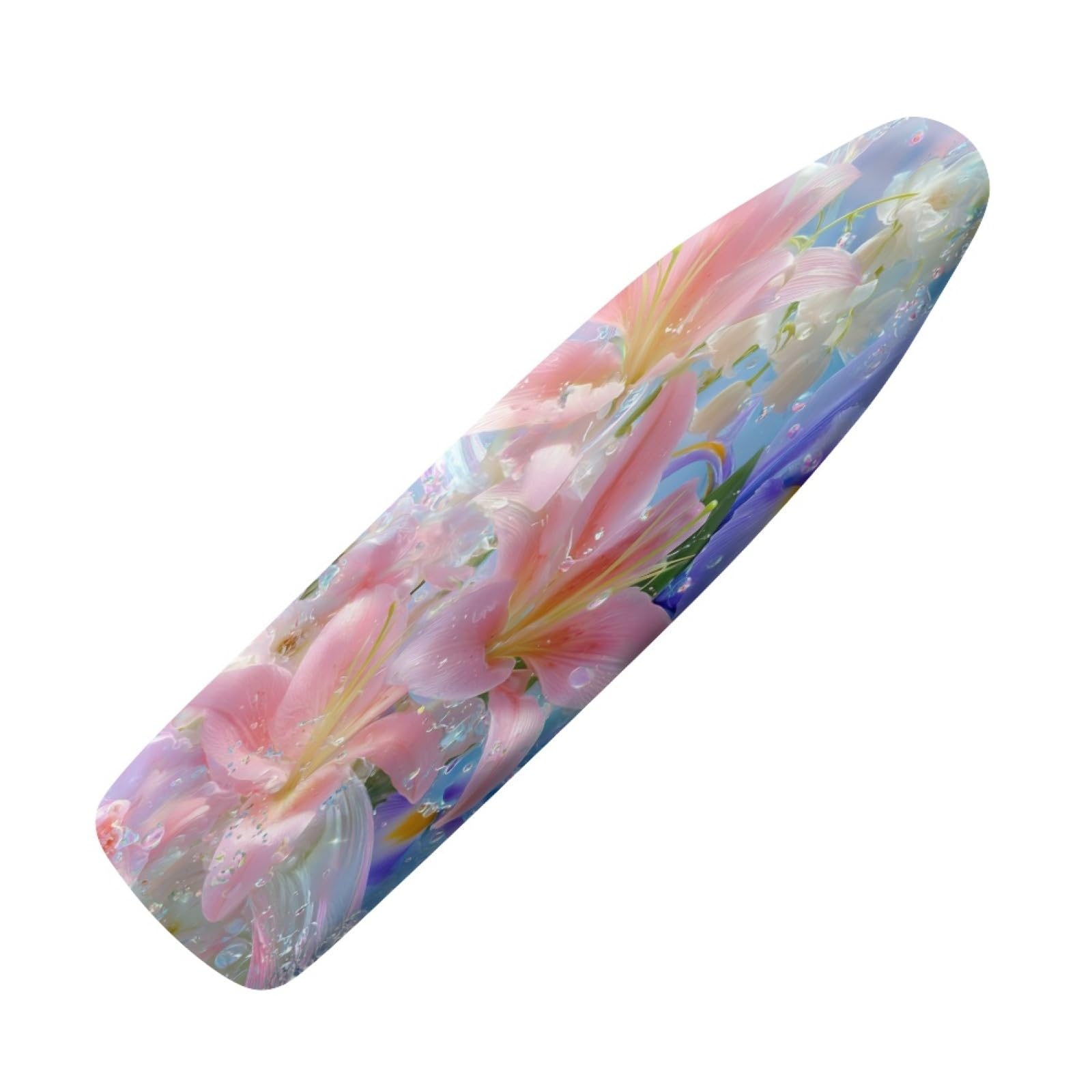 Ironing Board Covers 125 x 45 Elasticated Plant with Padding, Easy Fit and Resists Scorching,Bungee Elasticated Ironing Board Covers Large, Easy Placement