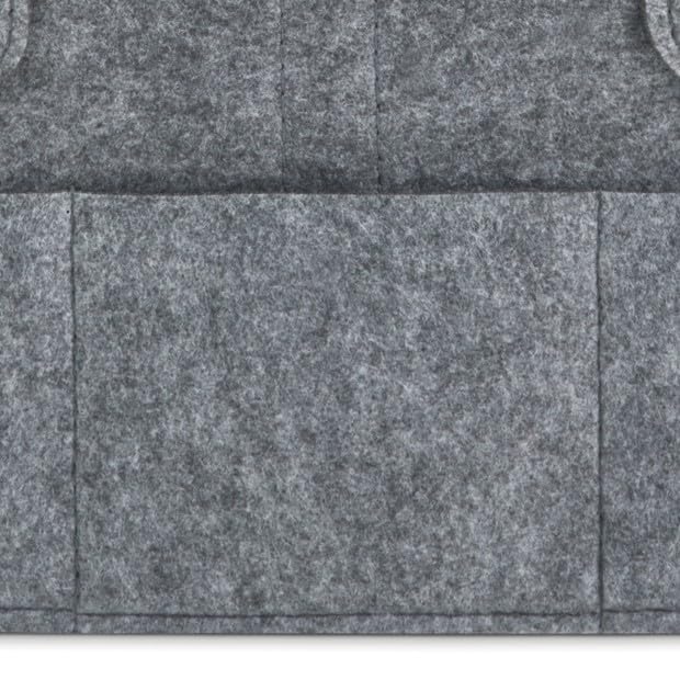 Nappy Caddy, Tiny To Tots Grey New Born Baby Essentials Bag, Removable Module Inserts, Wide Side Pockets - Image 4