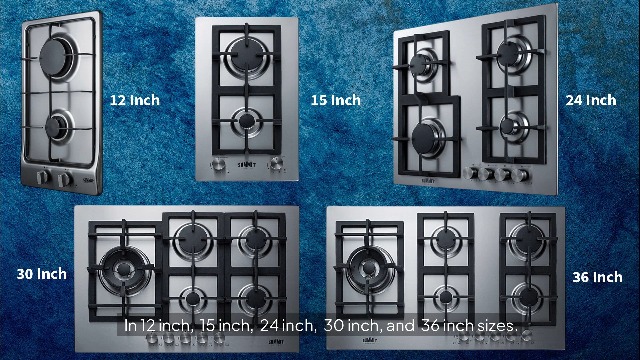 Amazon.com: Summit GCJ536SS, 34-Inch-Wide 5-Burner Gas Cooktop