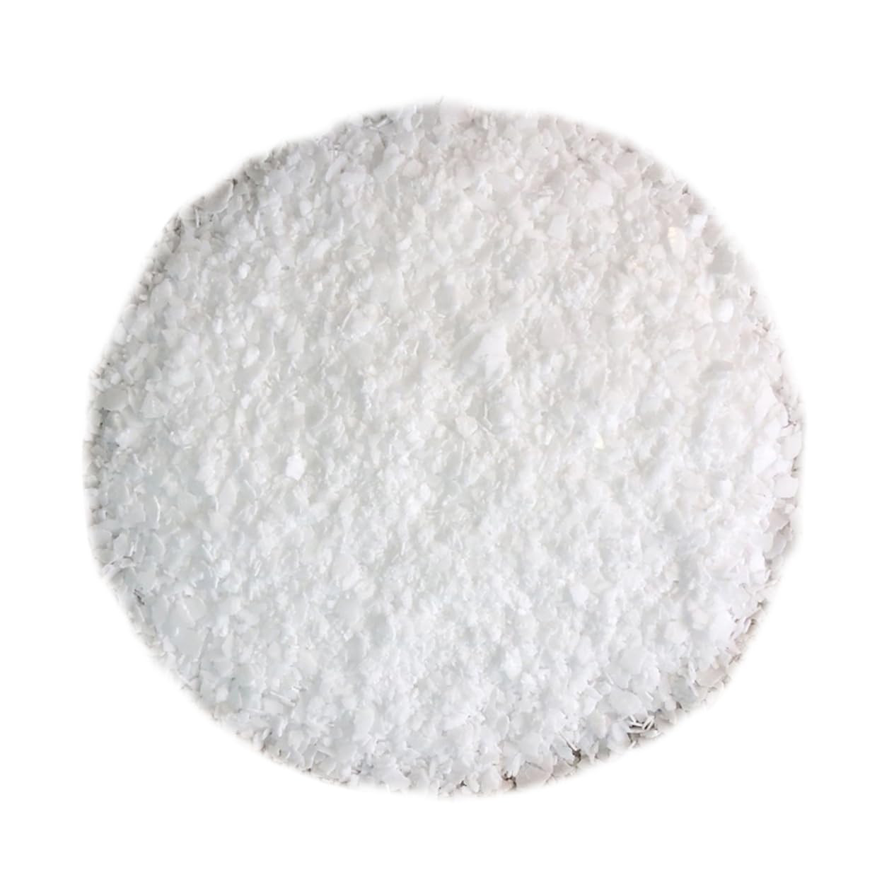 HOMSFOU Flocons de Cire Palmée pour Bougies Parfumées, 1 Paquet Blanc