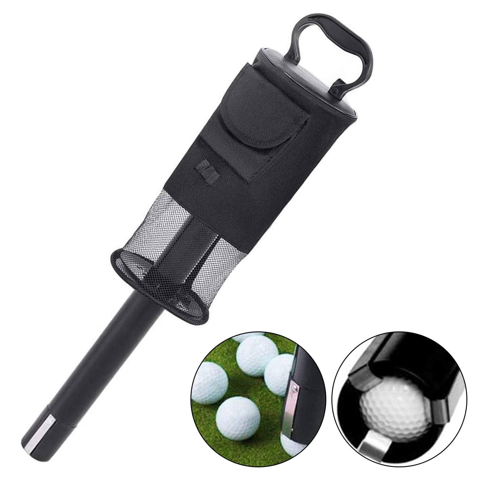 Golf Shag Bags mit Tasche Und Teehalter Leichter Ballsammler
