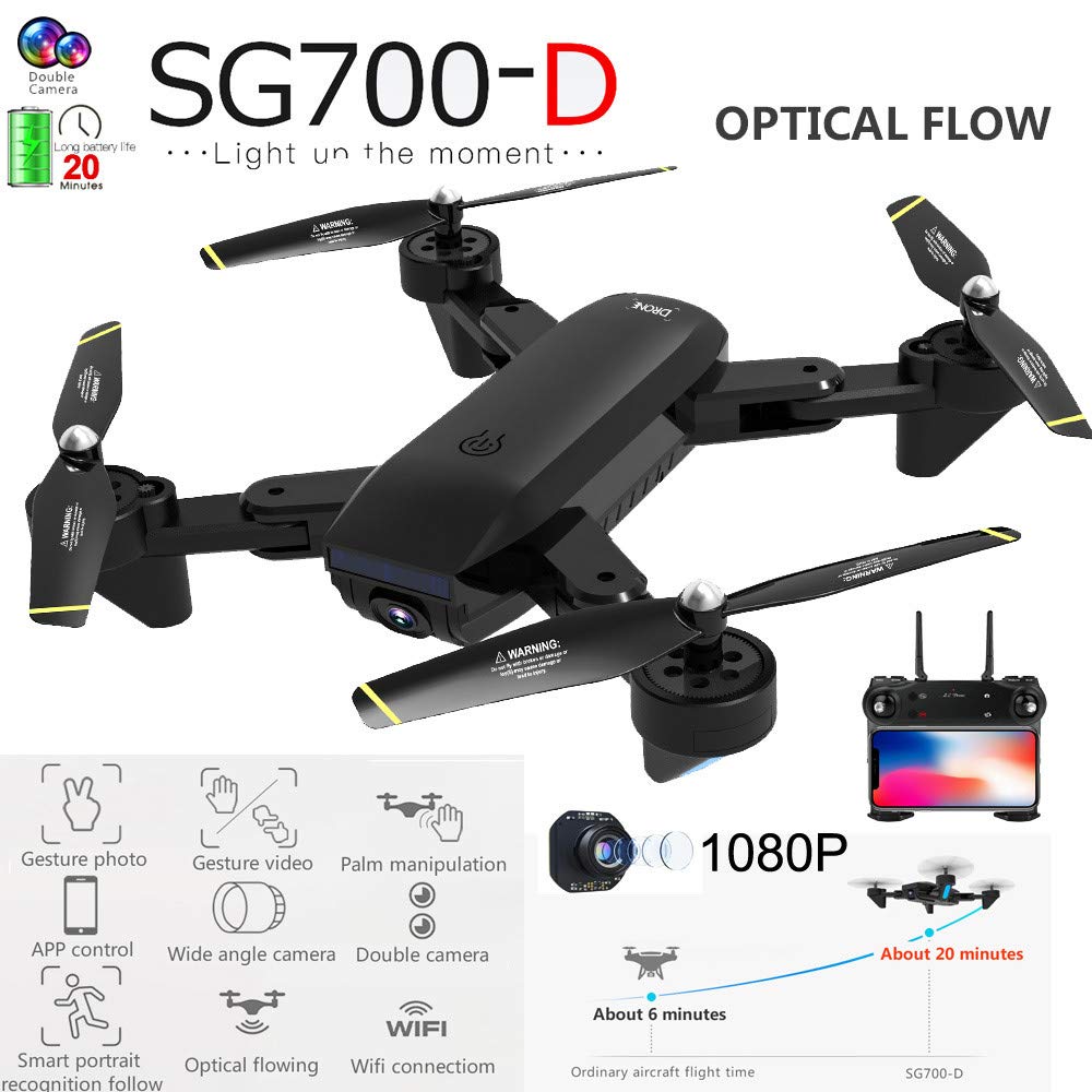 Cywulin Sg700 D Rc Quadcopter Foldable Drone 4ch 4g Desertcart
