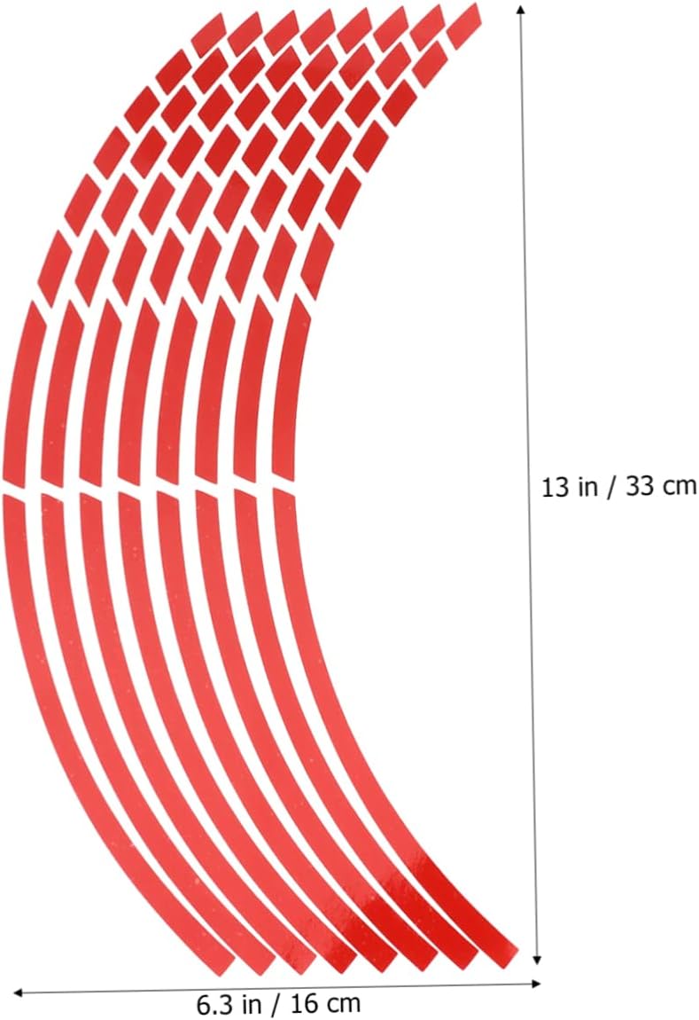 2pcs Reflective Motorcycle Wheel Rim Stickers Tire Decals for Bikers High Visibility Hub Stickers for Enhanced Safety