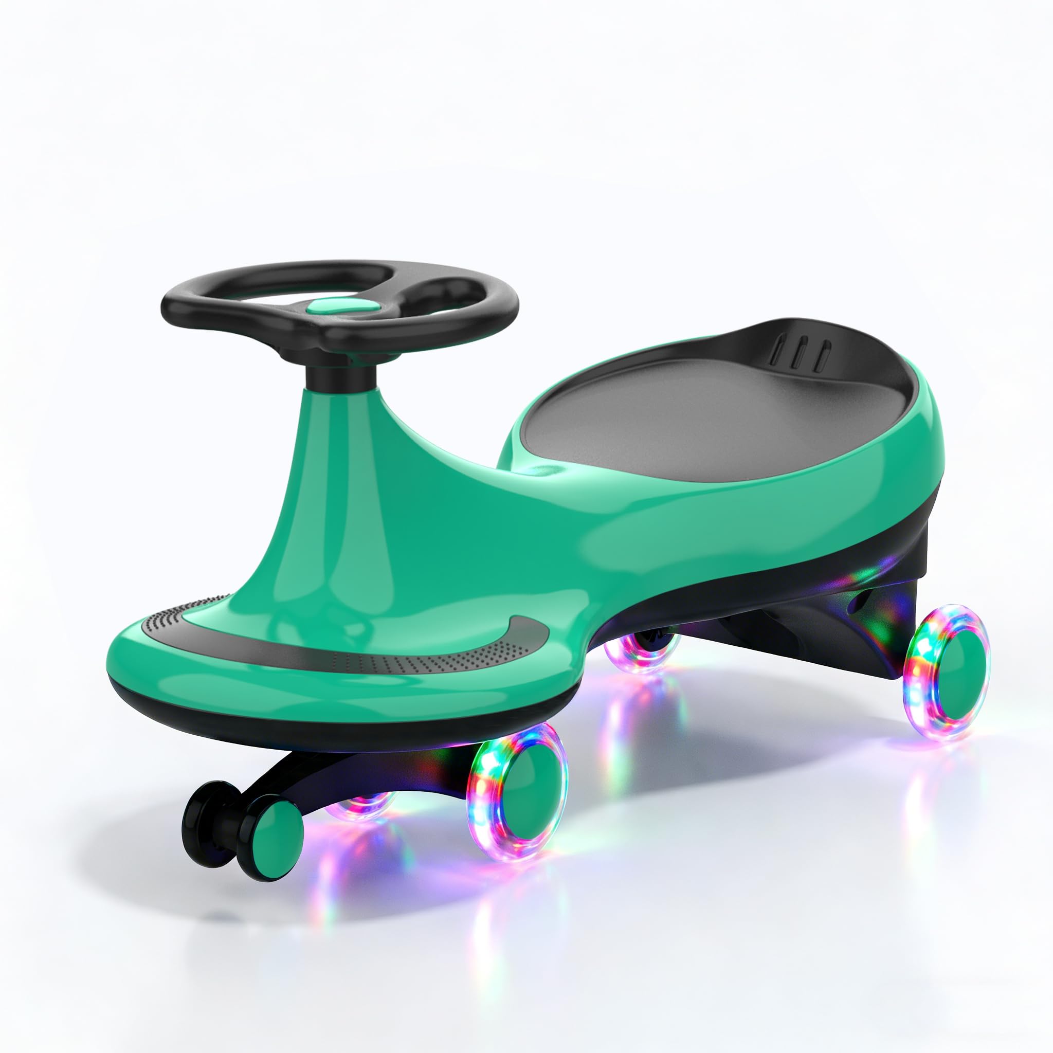 Joyano Swing Car, LED Flashing Wheels, Ride on Wiggle Car Boys and Girls, No Batteries, Gears or Pedals, Twist, Turn, Wiggle Movement to Steer, for