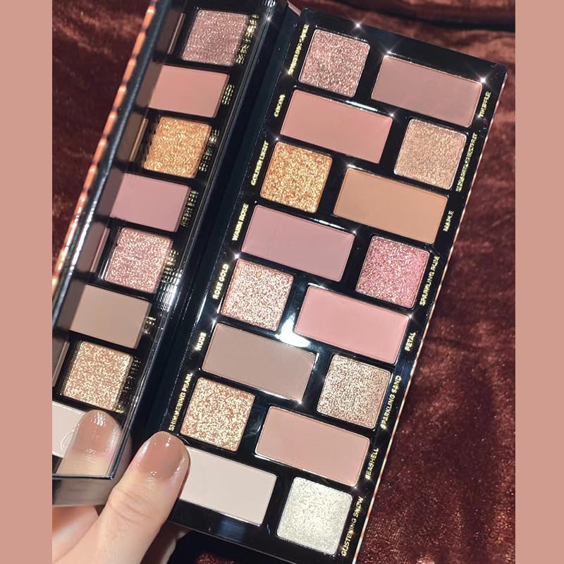 Palette di ombretti long lasting opachi e glitter miscelabili truccolo multi-uso per occhi viso Kit regalo cosmetici portatile principianti professionisti