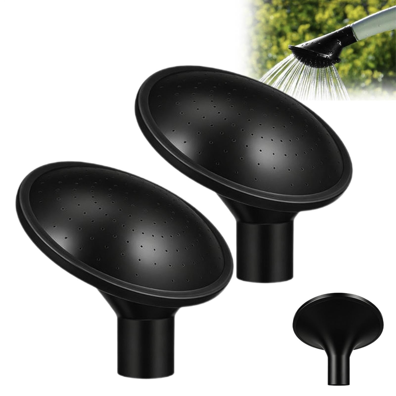 2PCS Garden Watering Can Rose Head Replacement, Watering Can Sprinkler Sprayer Head, Universal WateringCan Nozzle Heads, Spray Spout Attachment, for Potted Plants, Flower Beds, Patio, Balcony(D)