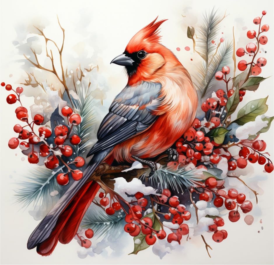 Sewnsty 14CT Stamped Cross Stitch Kits for Adults Clearance Counted Cross Stitch Patterns Animal Birds Needlepoint Kits for Beginners (Bird 1)