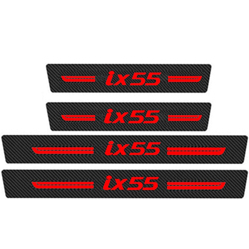 Sdyayfge A 4Pcs Kick Plates Car Door Sill Protector,For Hyundai Ix55