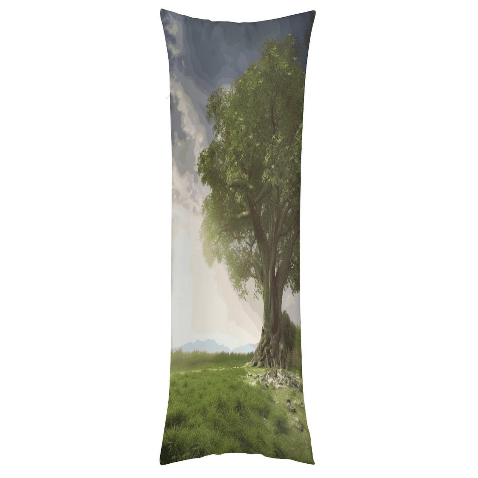 LDGSUPH Tree with Branch Scenery Pillow Cases Soft Pillowcase with Invisible Zipper Wrinkle Resistant Pillow Covers Breathable Removable Pillow Protector for Bed Sofa Car 20"x54"