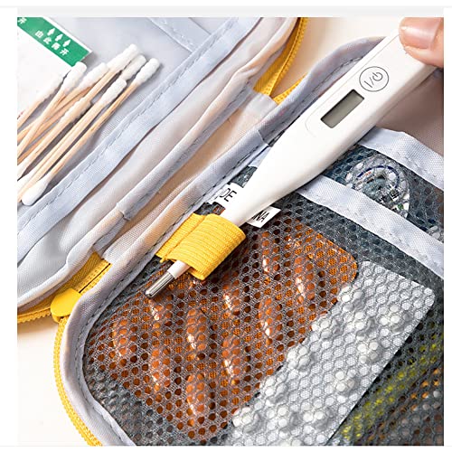Image of Eforcase 4PCS Travel Mini Empty First Aid Pouch, Portable Empty Aid Medical Bag,Empty Medicine Bag Emergency Kit Storage Bag Empty