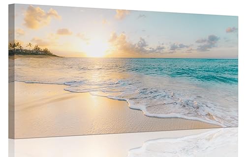 Ocean Wall Art Pictures for Living Room Beach Canvas Wall