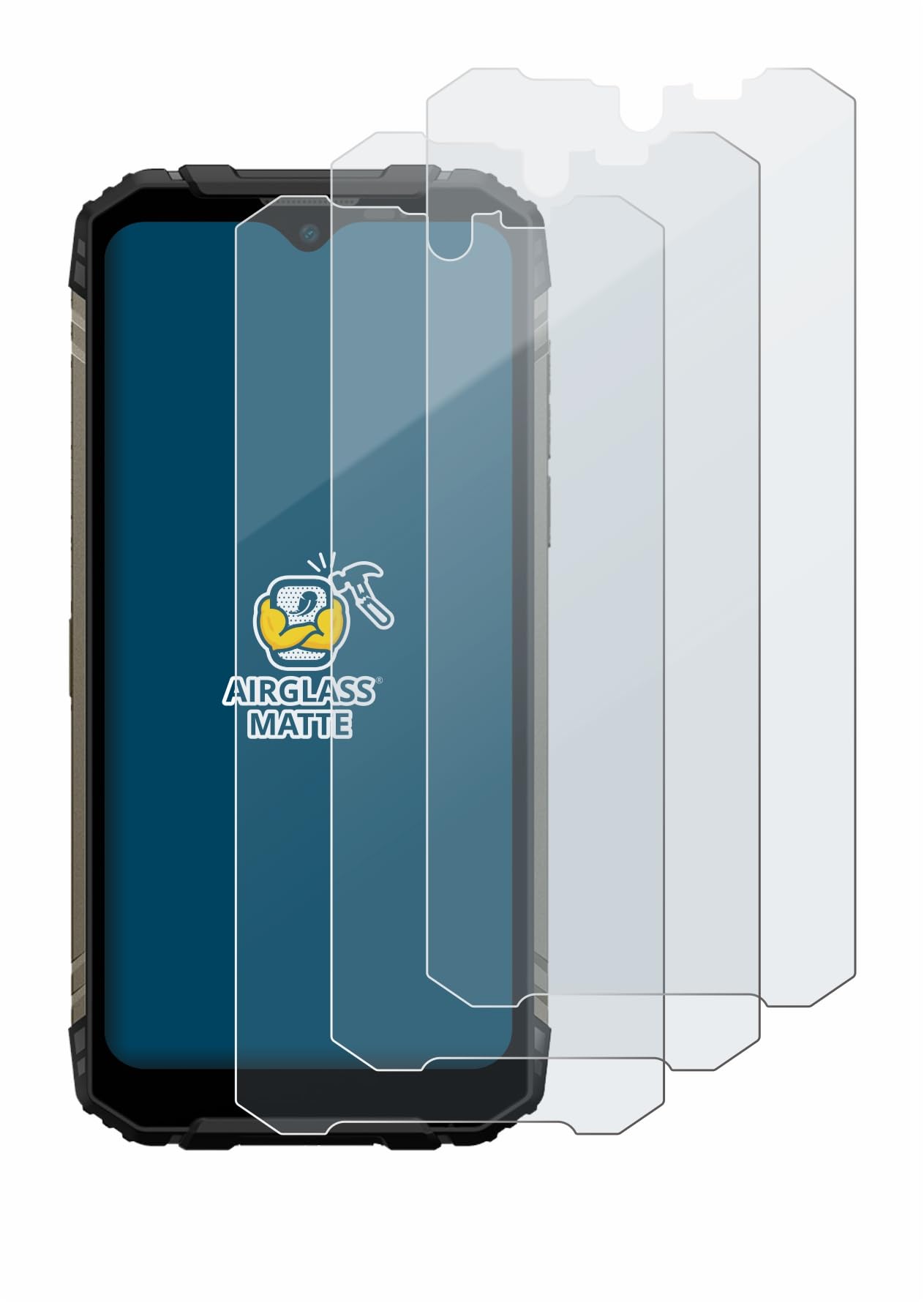 Brotect Pellicola Protettiva Opaca Per Doogee S97 Pro – 2 Pezzi, Anti-riflesso, Anti-impronta, Made In Germany