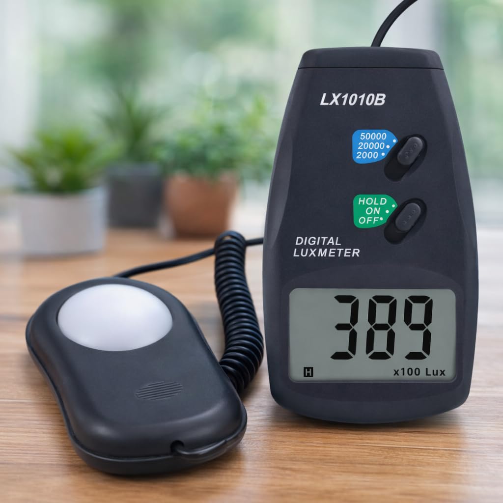 LABART Digital Light Lux Meter Range 0-50,000 Lux