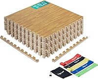 Vista 14 de Yes4All Alfombrillas Entrelazadas de EVA, Baldosas de Suelo tipo Rompecabezas, Acolchado de Suelo de Espuma con Borde para Muebles, Espacio