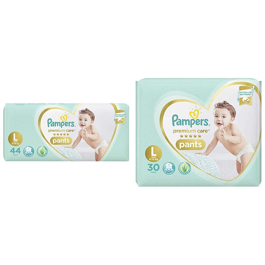 pampers premium care pants large 44