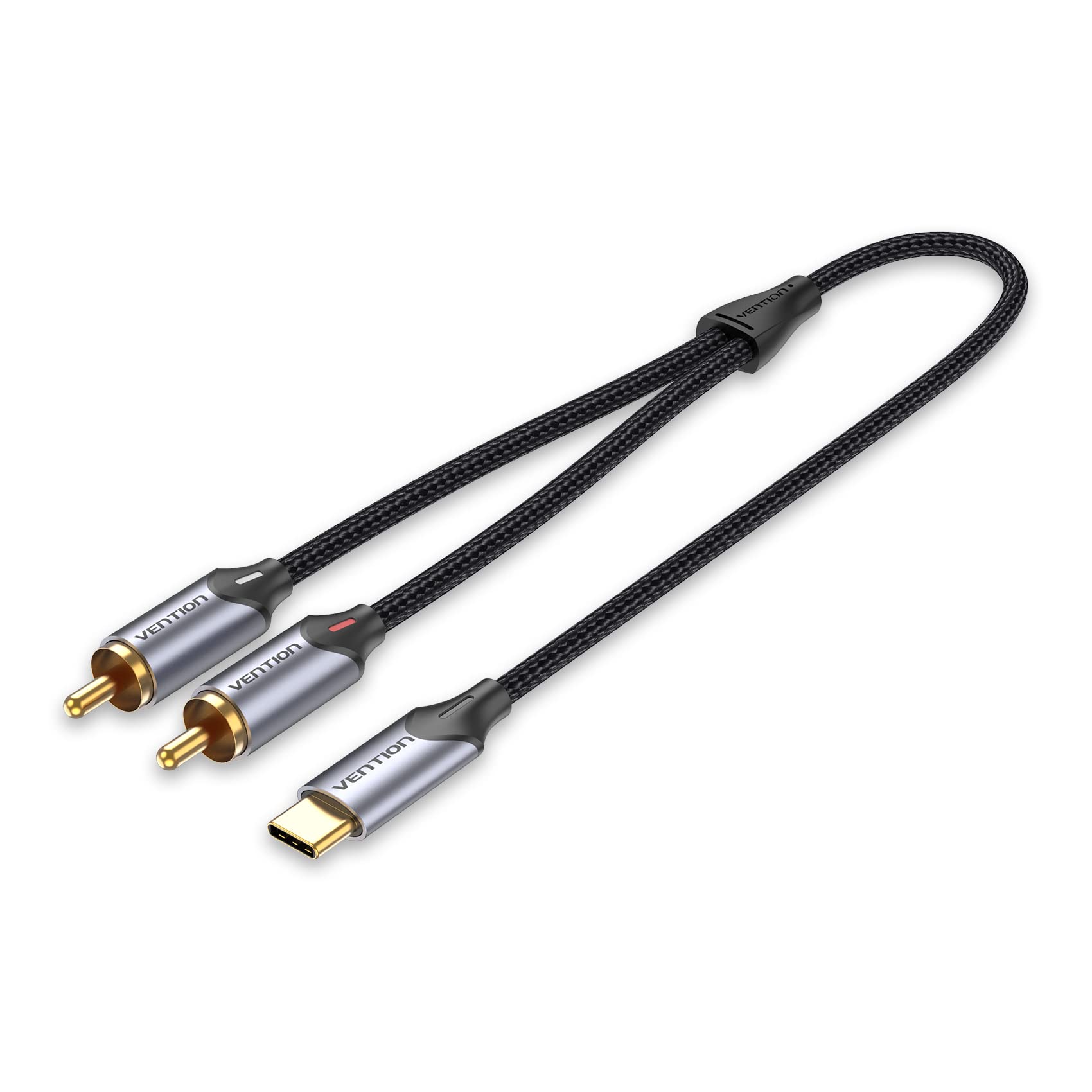 VENTION USB C to 2 RCA Audio Cable Type-C to RCA Male to Male Y RCA Splitter 2RCA Jack USB-C Audio Cable for Phone, Tablet, Home Theater, DVD, Amplifier, Speaker, Car Stereo (B0C98SFJFC) Amazon Price History, Amazon Price Tracker