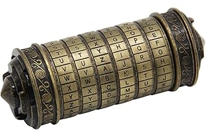 yofit Da Vinci Code Cryptex Puzzle Lock Box Decoder