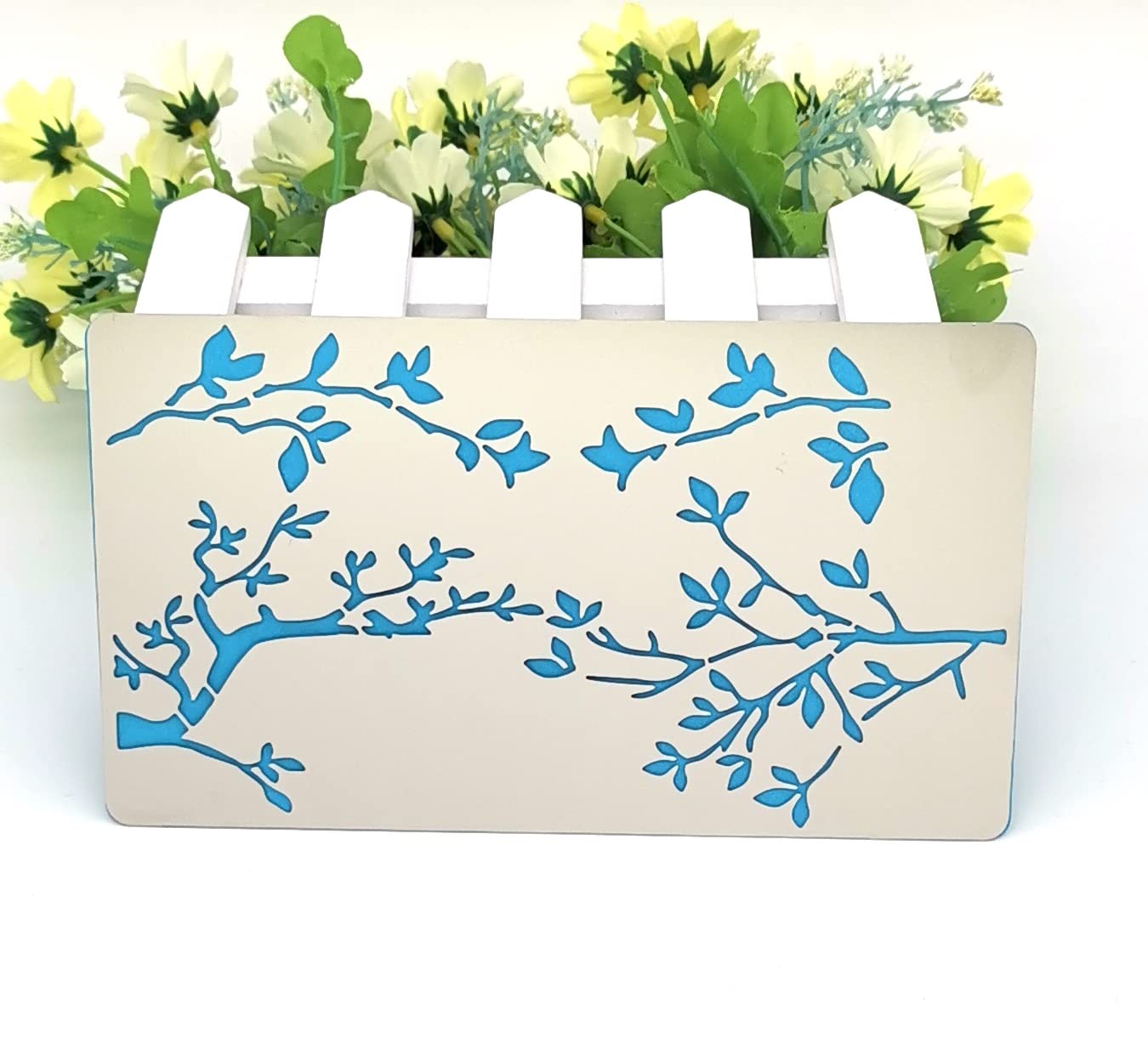 Buy Alinacutle Metal Stencils,Wood Burning Stencils,Stainless Steel