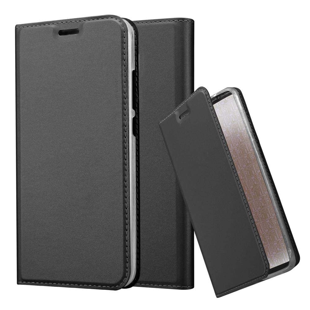 Cadorabo Cover Libro Portafoglio Per Huawei Nexus 6P - Classy Nero, Con Slot Carte E Stand