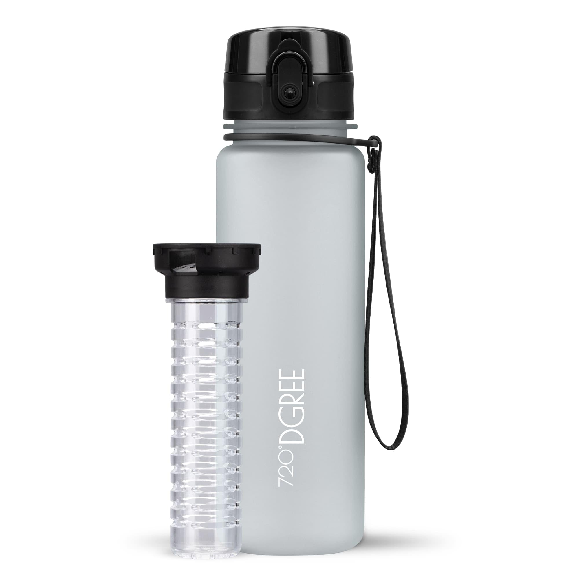 720°DGREE Kids, Sports Water Bottle “uberBottle“ - 500 ml softTouch +Fruit-Infuser - BPA-Free Tritan, Leakproof, Reusable Drinking Bottle - Waterbottle for Children, School, Gym, Fitness, Running — image 1