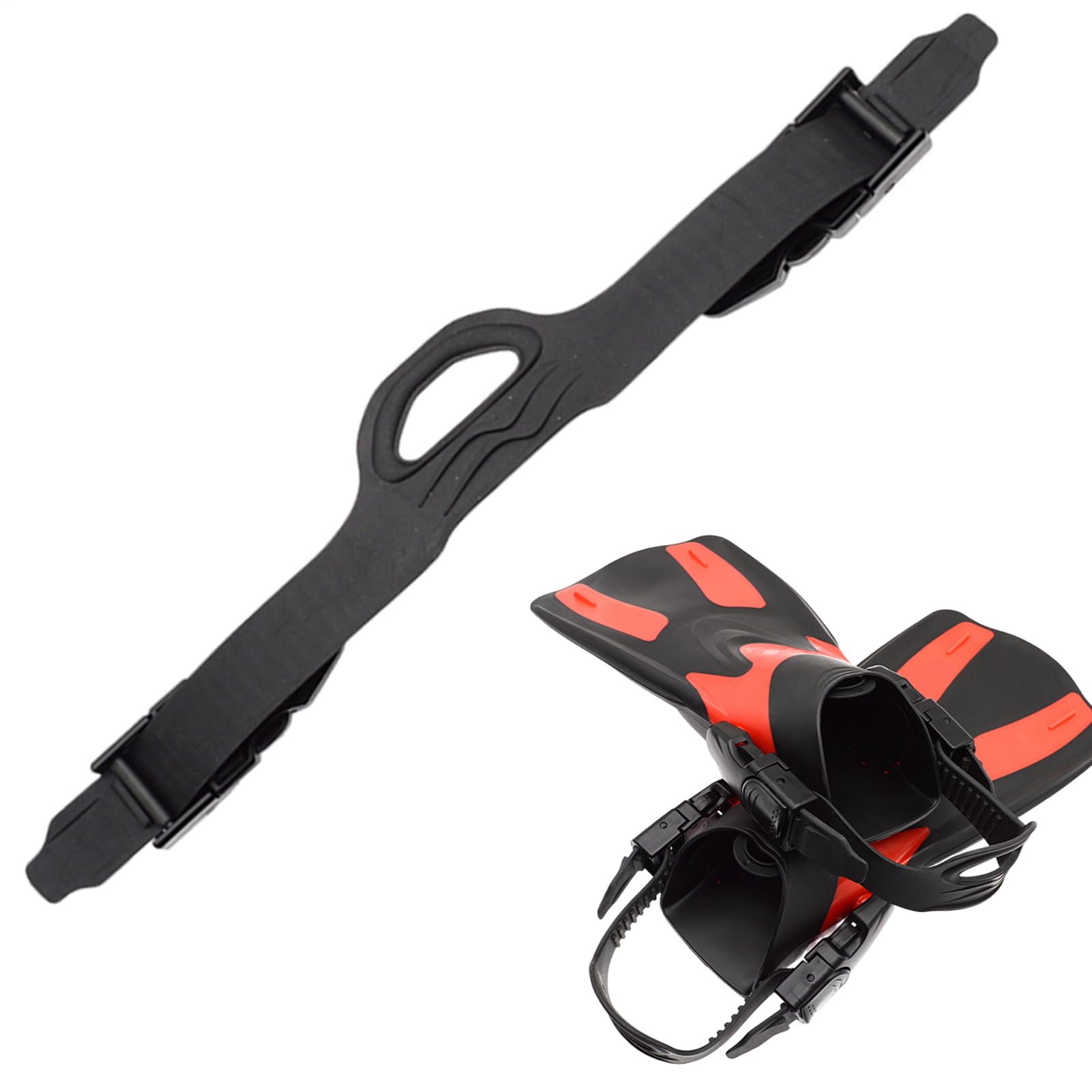 Dive Flipper Strap | Underwater Diving Fin Straps Adjustable,Versatile Snorkeling Dive Accessories with Non-Slip Design for Adults Enhanced Comfort