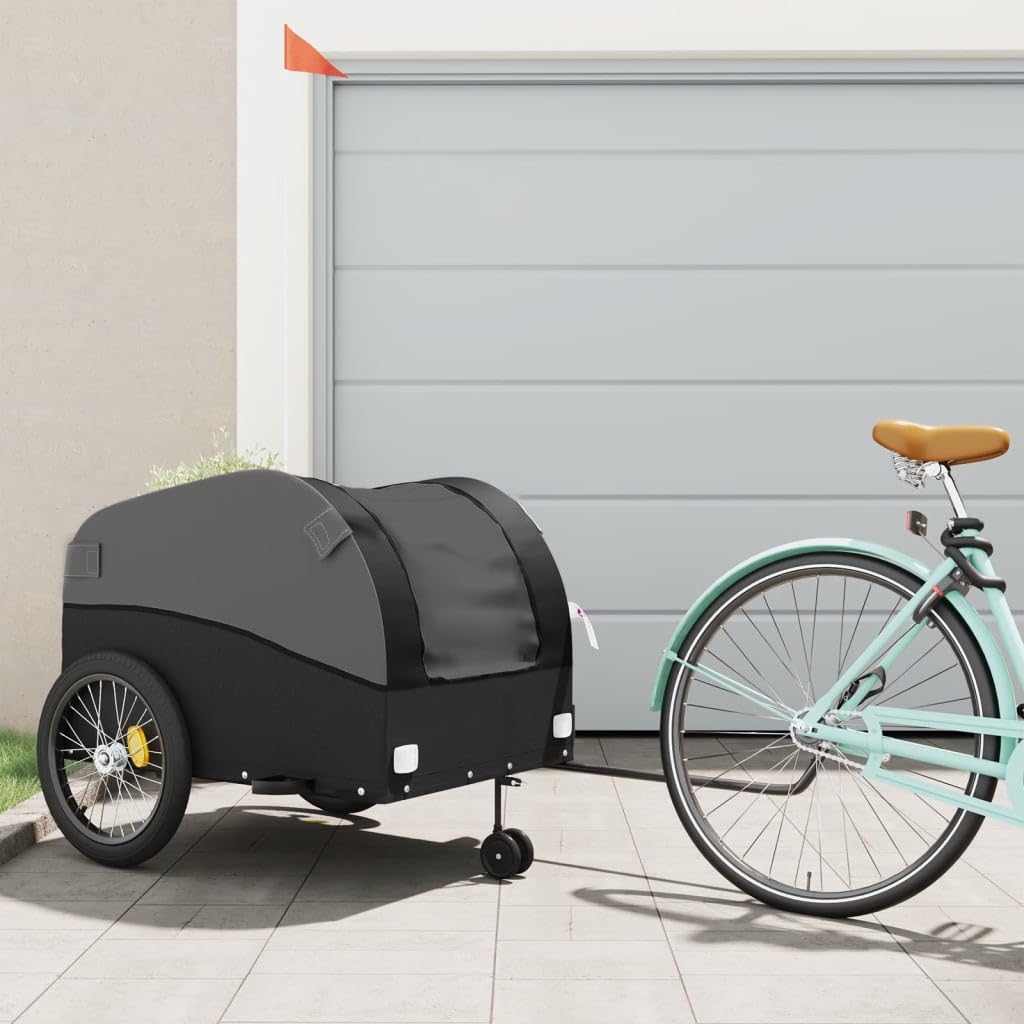 vidaXL Remolque para Bicicletas remolques para Bicicletas Remolque de Carga para Bicicletas
