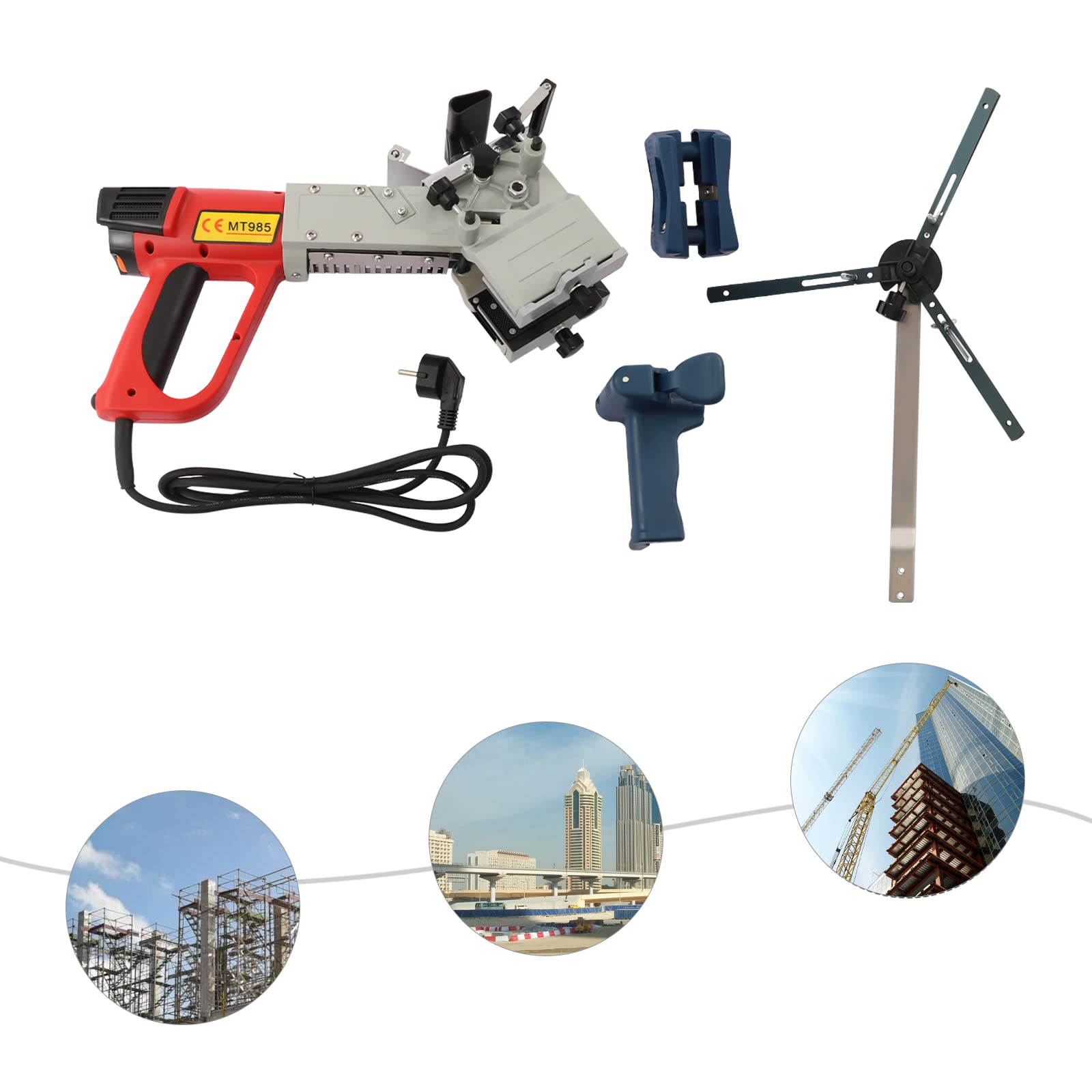 2000W Encoladora de Cantar Portátil para Encolar Cantos de Carpintería Ajustable Manual con Control de Velocidad Encoladora de Canto para Carpintería para Hogares y Profesionales