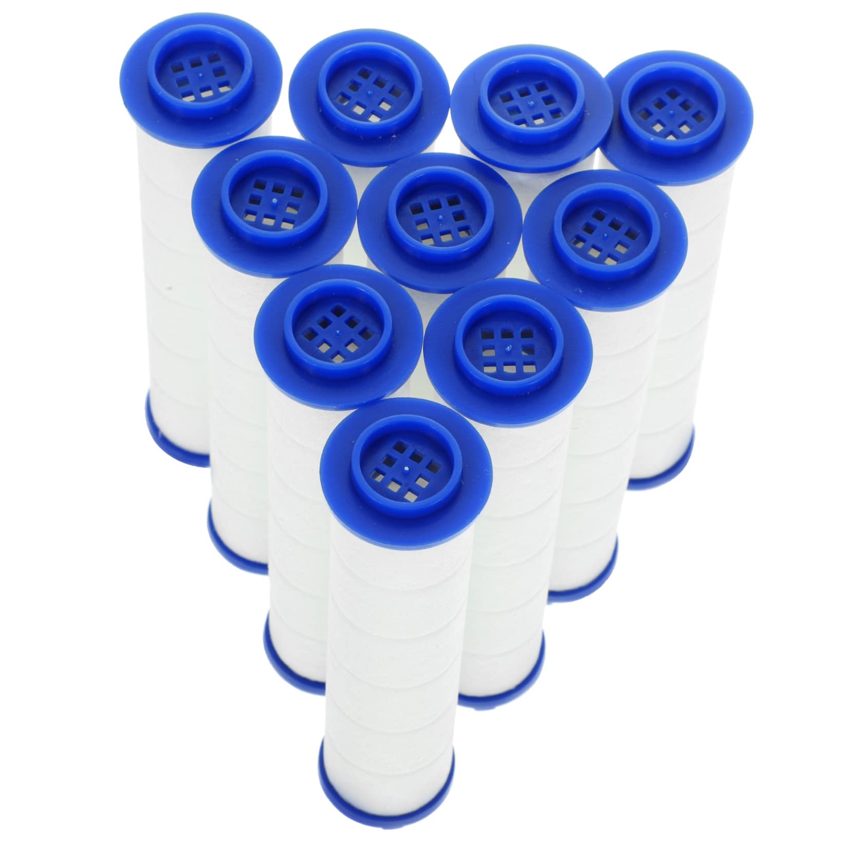 Cabilock Filtro De Repuesto para Ducha De Filtro De Algodón PP Engrosado Filtración Efectiva De Impurezas para Baño Herramienta De Filtración para Agua Limpia 10 Piezas X 4